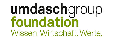 Logo von umdaschgroup foundation. Wissen.Wirtschaft. Werte
